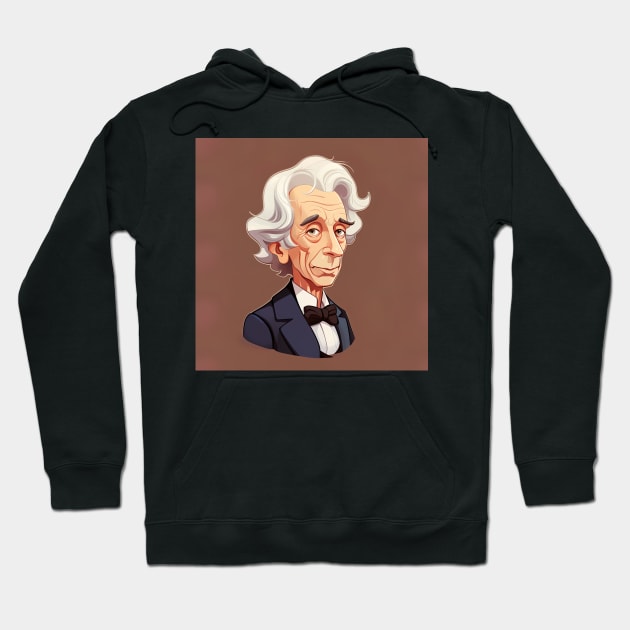 Bertrand Russell Hoodie by ComicsFactory